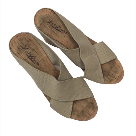 Lucky Brand Miller2 Wedges Size 6.5 - Picture 2 of 8